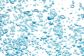 Image showing Air bubbles in water