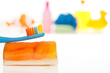 Image showing Kid's tooth brush