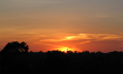 Image showing Beautiful sunset