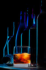 Image showing whisky with ice