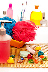 Image showing Bathroom still life