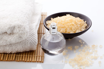 Image showing Bathroom relaxation still life