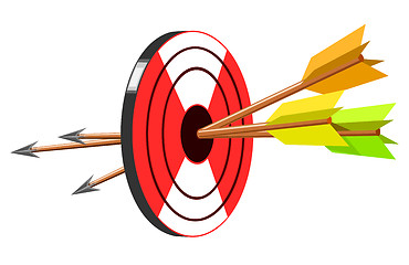 Image showing Target with arrow