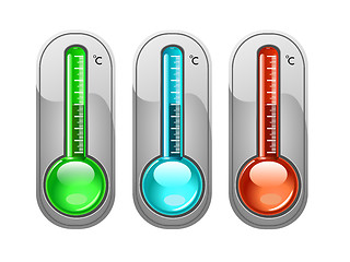 Image showing Thermometer vector