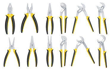 Image showing Tools - Pliers set