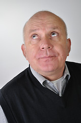 Image showing  Portrait of  man with funny expression 