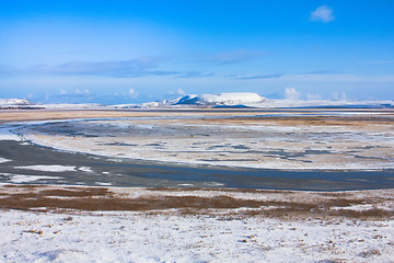 Image showing Winter  ocean coast