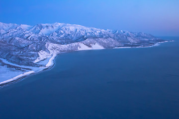 Image showing Winter  ocean coast