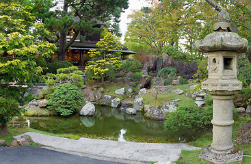 Image showing Japanese Tea Garden in San Francisco