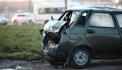 Image showing crash   head-on