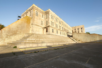 Image showing Alcatraz Island Federal Penitentiary Prison Building