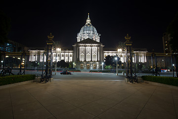 Image showing San Francisco City Hall at Night