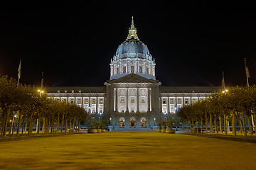 Image showing San Francisco City Hall at Night