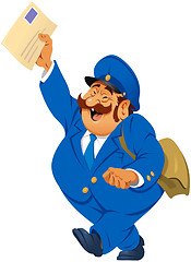 Image showing Postman with letters