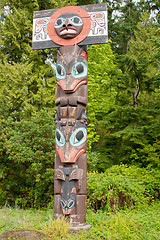 Image showing Chief Skedans Mortuary Totem Pole