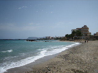 Image showing Beach in Chania - Crete