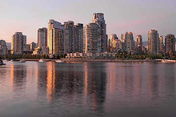 Image showing Vancouver BC Waterfront Condominiums