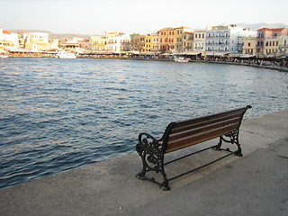 Image showing Chania Old town Harbour