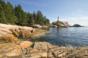 Image showing Point Atkinson Lighthouse in Vancouver BC