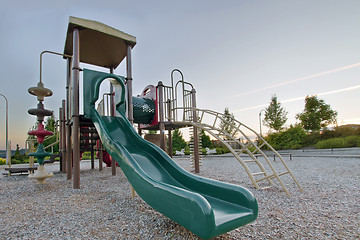 Image showing Neighborhood Public Park Children's Playground Gym Structure