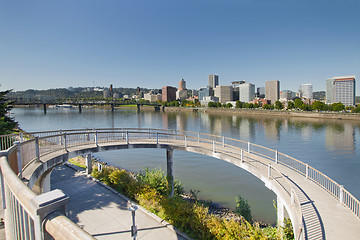 Image showing Circular Walkway on Portland Eastbank Esplanade