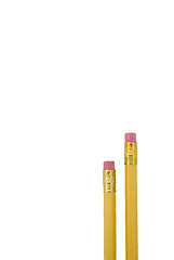 Image showing Two yellow pencils 