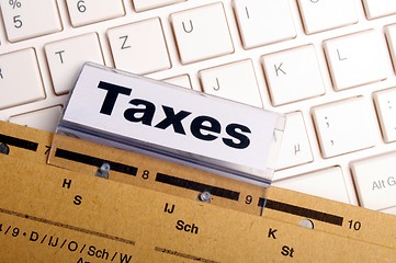 Image showing taxes