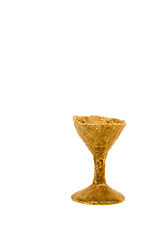 Image showing Ancient cup made of clay 