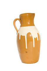 Image showing Old clay jug