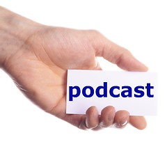 Image showing podcast