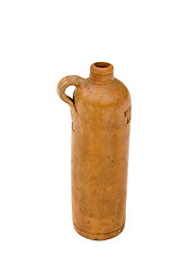 Image showing Old clay bottle 