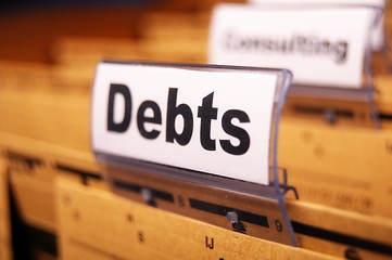 Image showing debt