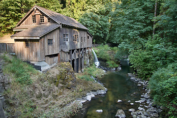 Image showing Historic Grist Mill along Cedar Creek