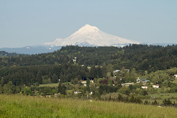 Image showing Mount Hood and Happy Valley Scenic View