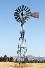 Image showing Windmill on Farmland