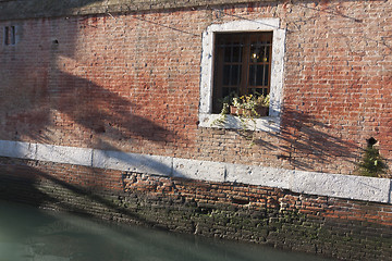 Image showing Brick wall in Venice