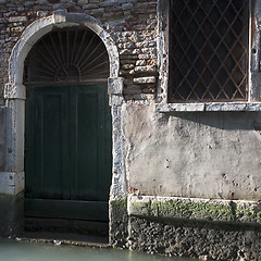 Image showing Venetian old door