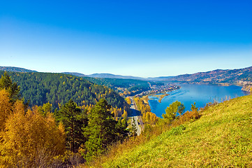 Image showing landscape,Siberia, Yenisei,