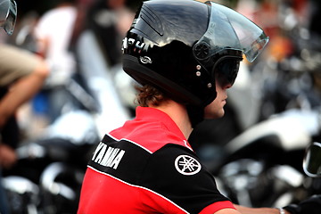 Image showing motorcyclist