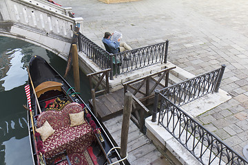 Image showing Man reading his newspaper