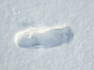 Image showing footprint