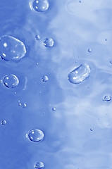 Image showing Blue water