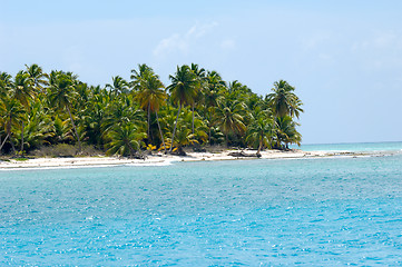 Image showing Island with beautiful beach