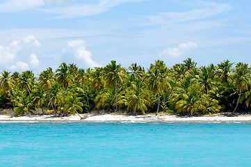 Image showing Island with beautiful beach