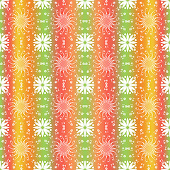 Image showing Seamless floral pattern