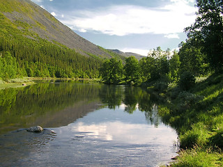 Image showing Mountain lake