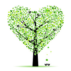Image showing Valentine tree