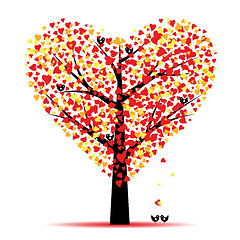 Image showing Valentine tree