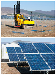 Image showing Solar photovoltaic panels