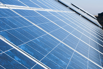 Image showing Solar photovoltaic panels